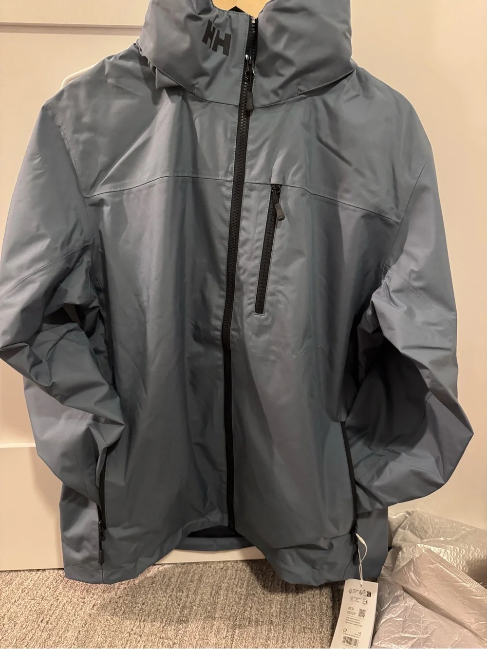 Helly Hansen Crew Hooded Jacket 2.0 - Washed Navy color NWT (Orig price 185$)